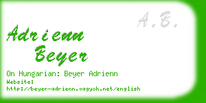 adrienn beyer business card